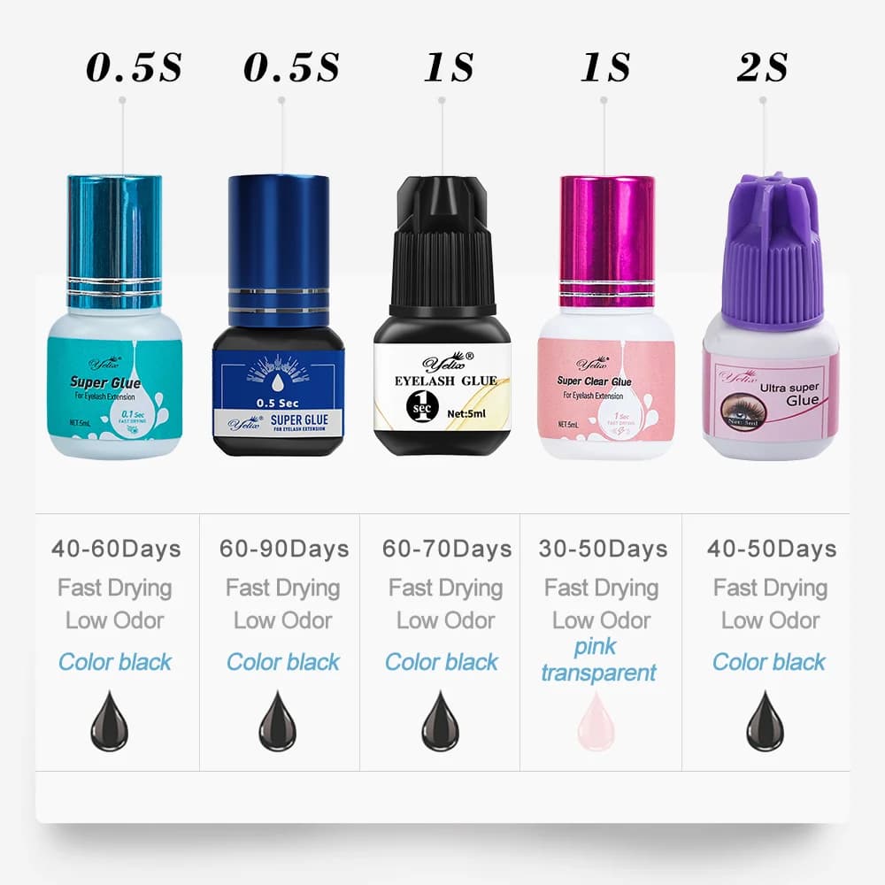 Profesyonel Kirpik Uzatma Yapıştırıcısı 5ml 3'lü Set