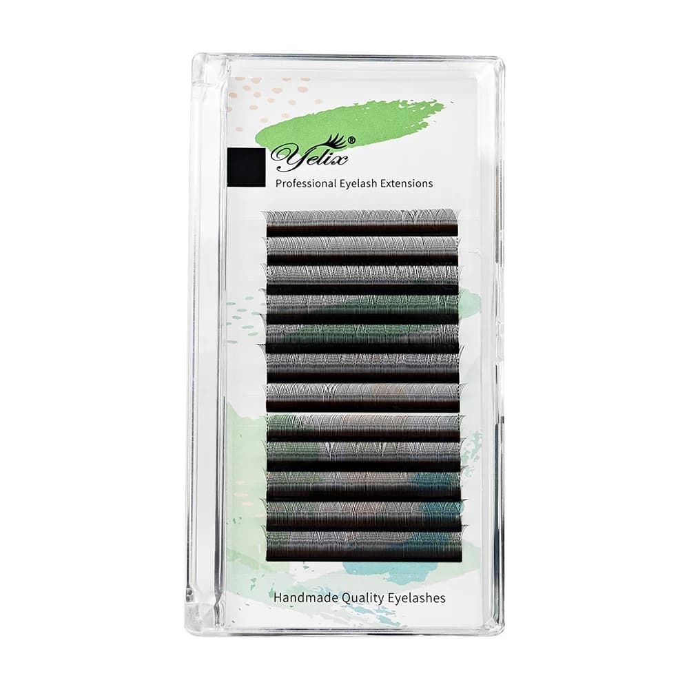 Fox Y Şekilli B/C Kıvımlı Hazır Fan Kirpik Karışımı 8-13mm