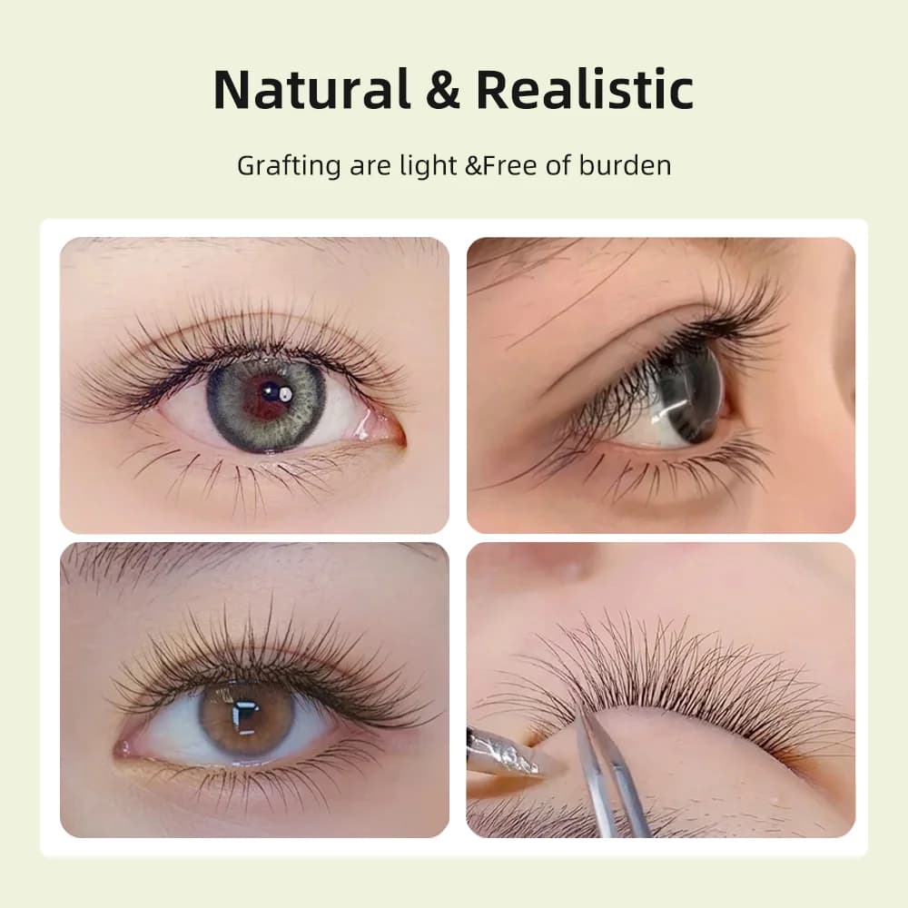 Fox Y Şekilli B/C Kıvımlı Hazır Fan Kirpik Karışımı 8-13mm
