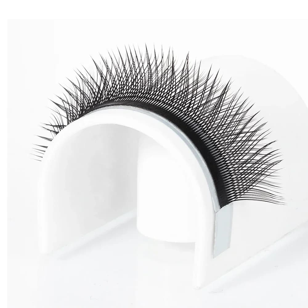 Y Şekilli İki Uçlu Hacimli Yelpaze Kirpik Ekstenşiyonları 7-17mm